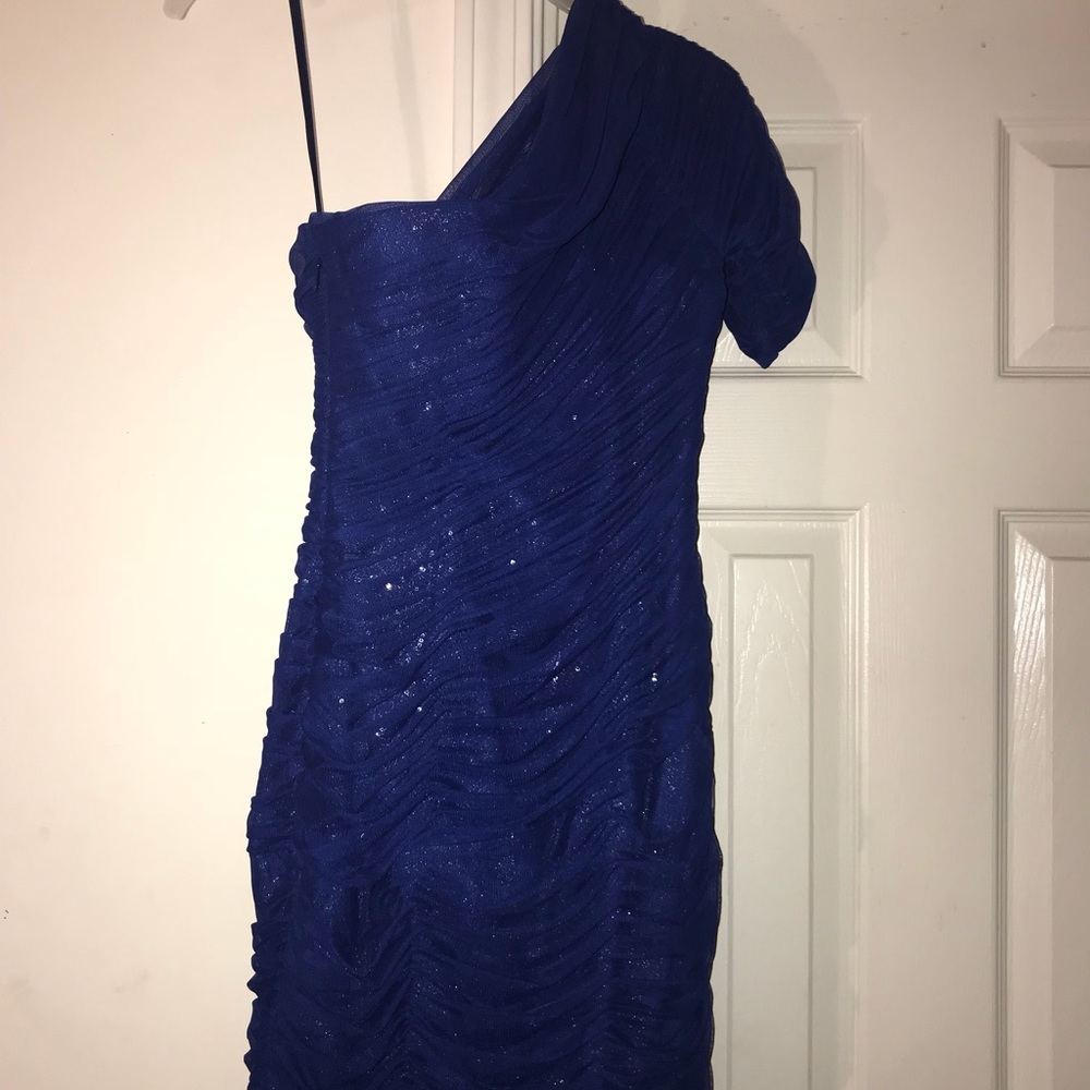 BCBGMaxAria Royal Blue Bojana Dress